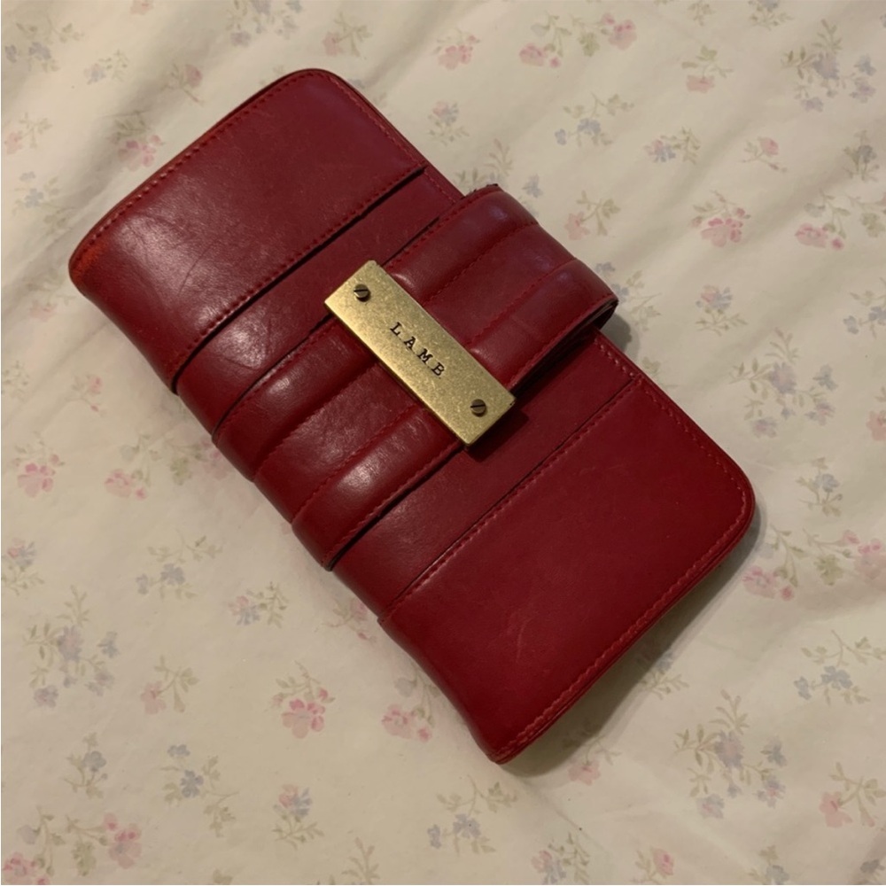 vintage lamb wallet